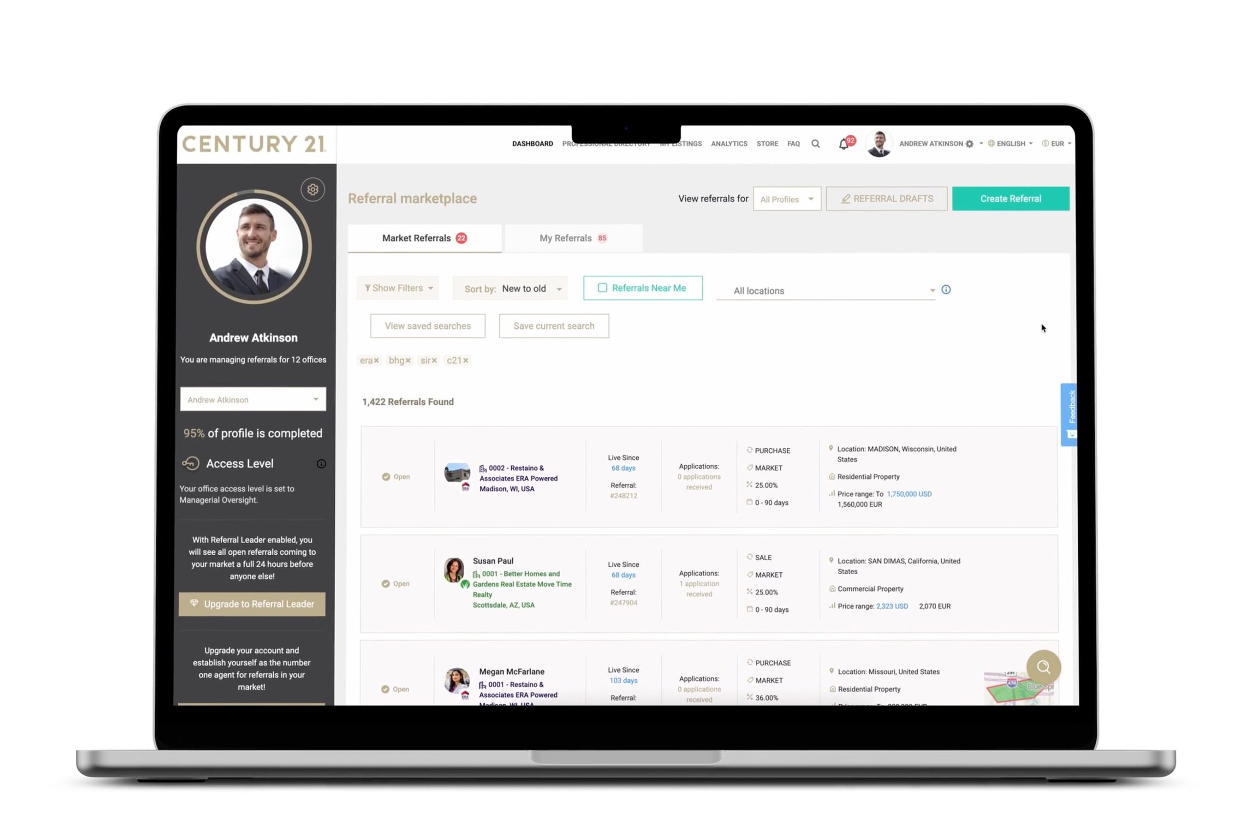 C21 Global Referral Network